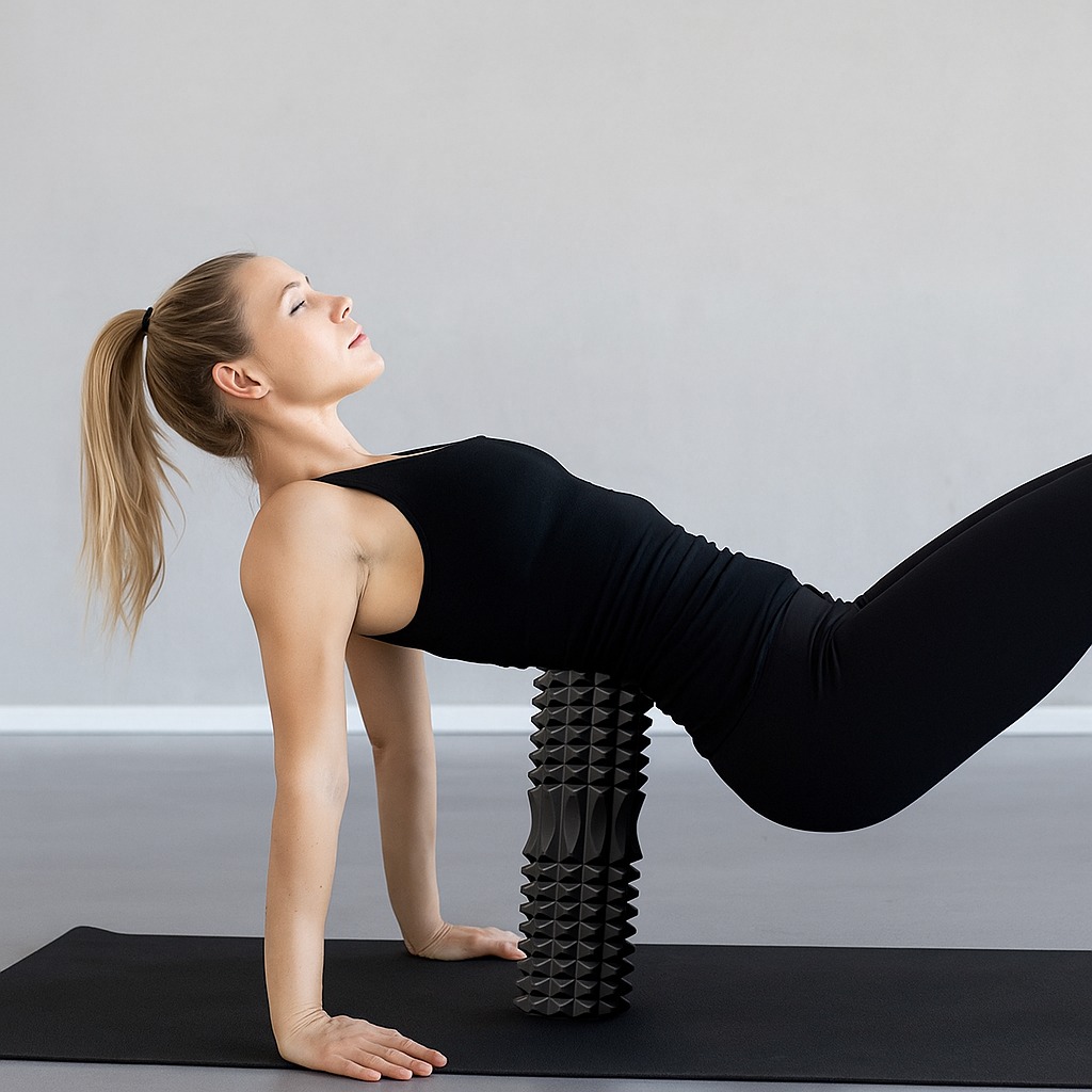 Foam Roller High Density - Rullo in Schiuma EVA per Fitness,