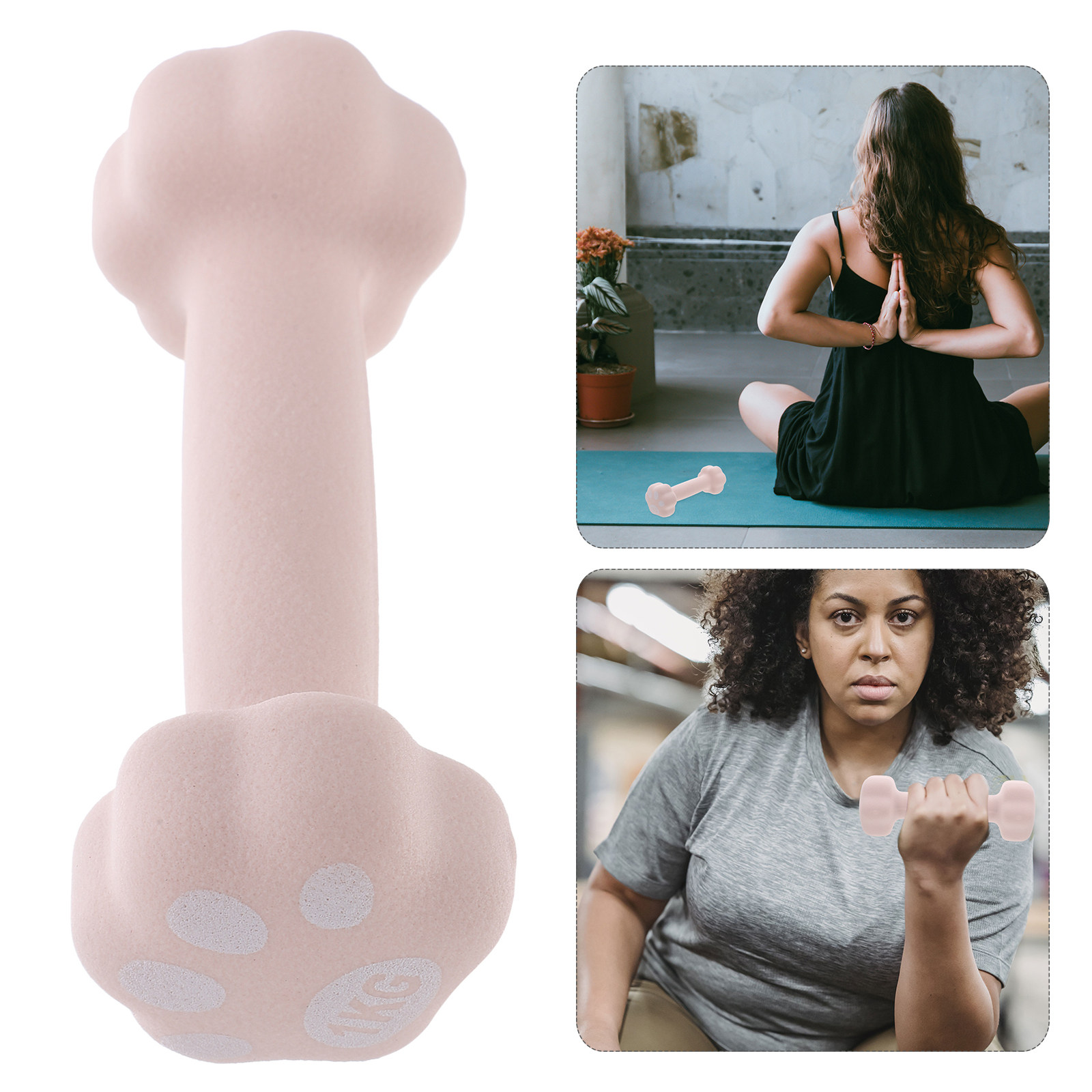 Home Gym No Equipment - Manubri in Vinile da 1 Kg