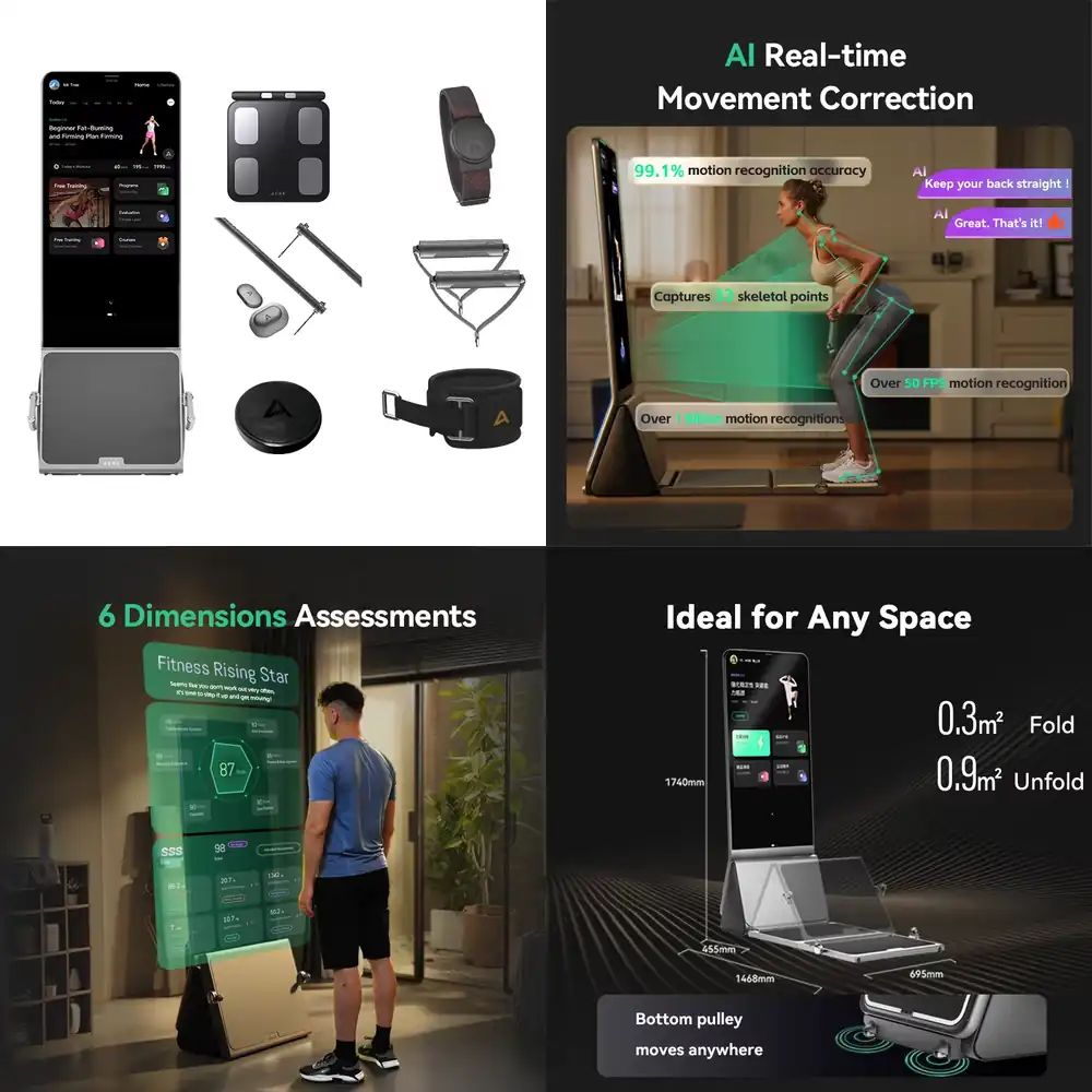 All In One Gym Home Equipment - AEKE K1 Attrezzatura Multifunzione per Palestra