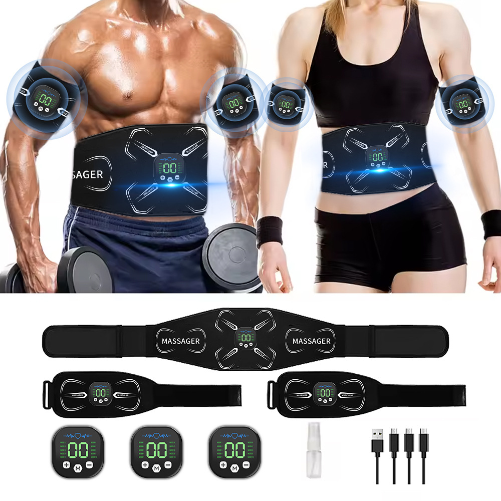 Home Gym Gear - Stimolatore Muscolare EMS, Allenatore Addominale, Tonificatore