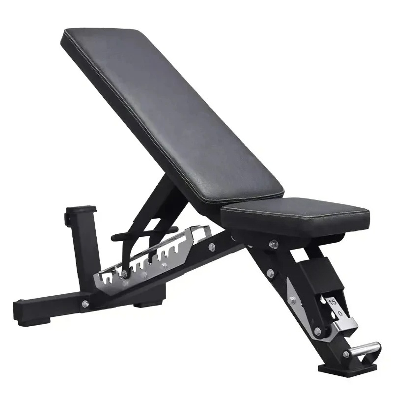 Home Gym Weight - Panca pieghevole con manubri regolabili: pratica