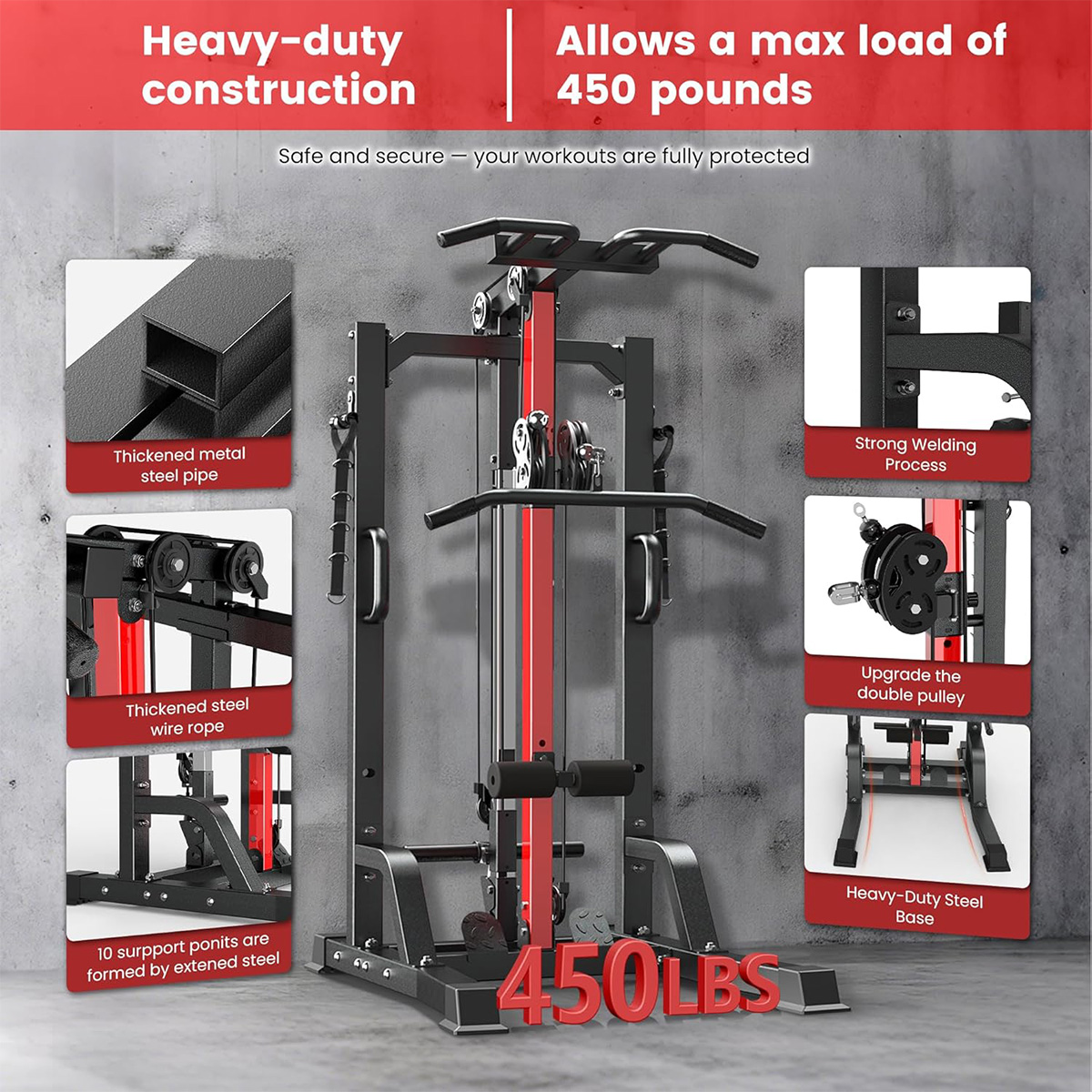 Pooboo Home Gym Machine - Sist - All In One Gym Home Equipment recensione e prezzo