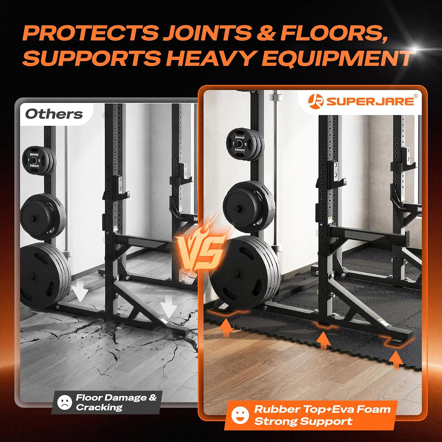 Pavimentazione in gomma per pa - Home Gym Rubber Flooring recensione e prezzo