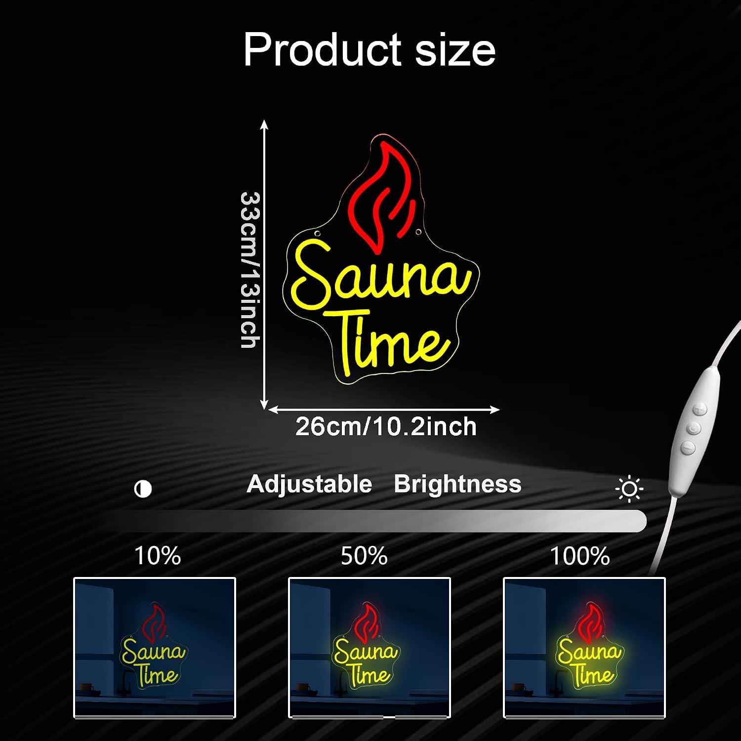 Insegna al Neon Sauna Time, Lu - Sauna Home Gym recensione e prezzo