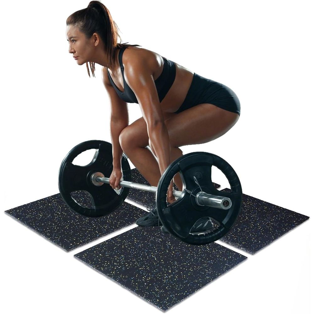 Piastrelle Incastrabili 40x40  - Home Gym Rubber Flooring recensione e prezzo