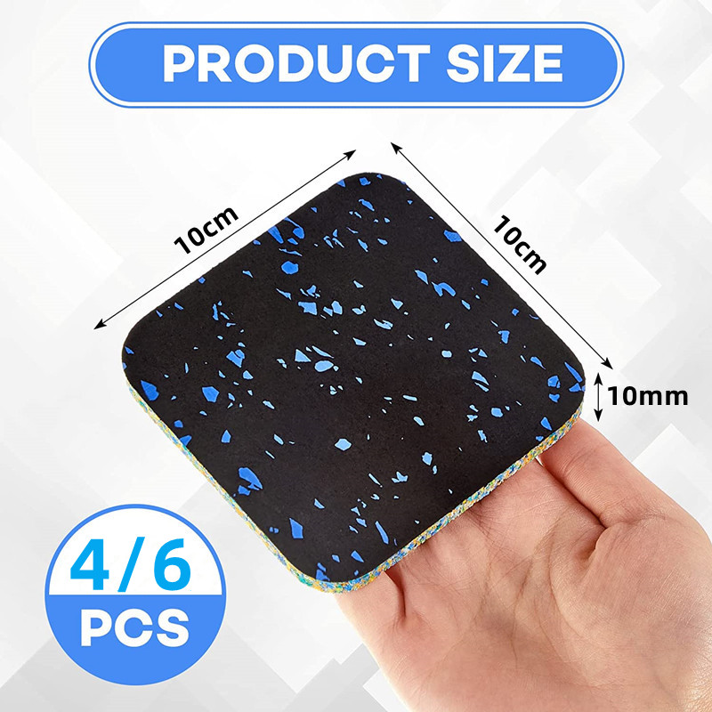 4/6 Pezzi Tappetini per Attrez - Home Gym Rubber Flooring recensione e prezzo