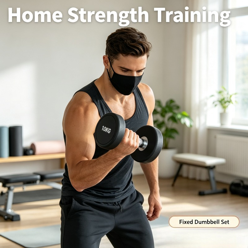 Set di Manubri Fissi 5kg 10kg  - Home Gym No Equipment recensione e prezzo