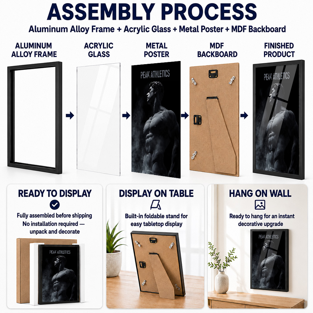 Stampa su Metallo Incorniciata - Home Gym Custom recensione e prezzo