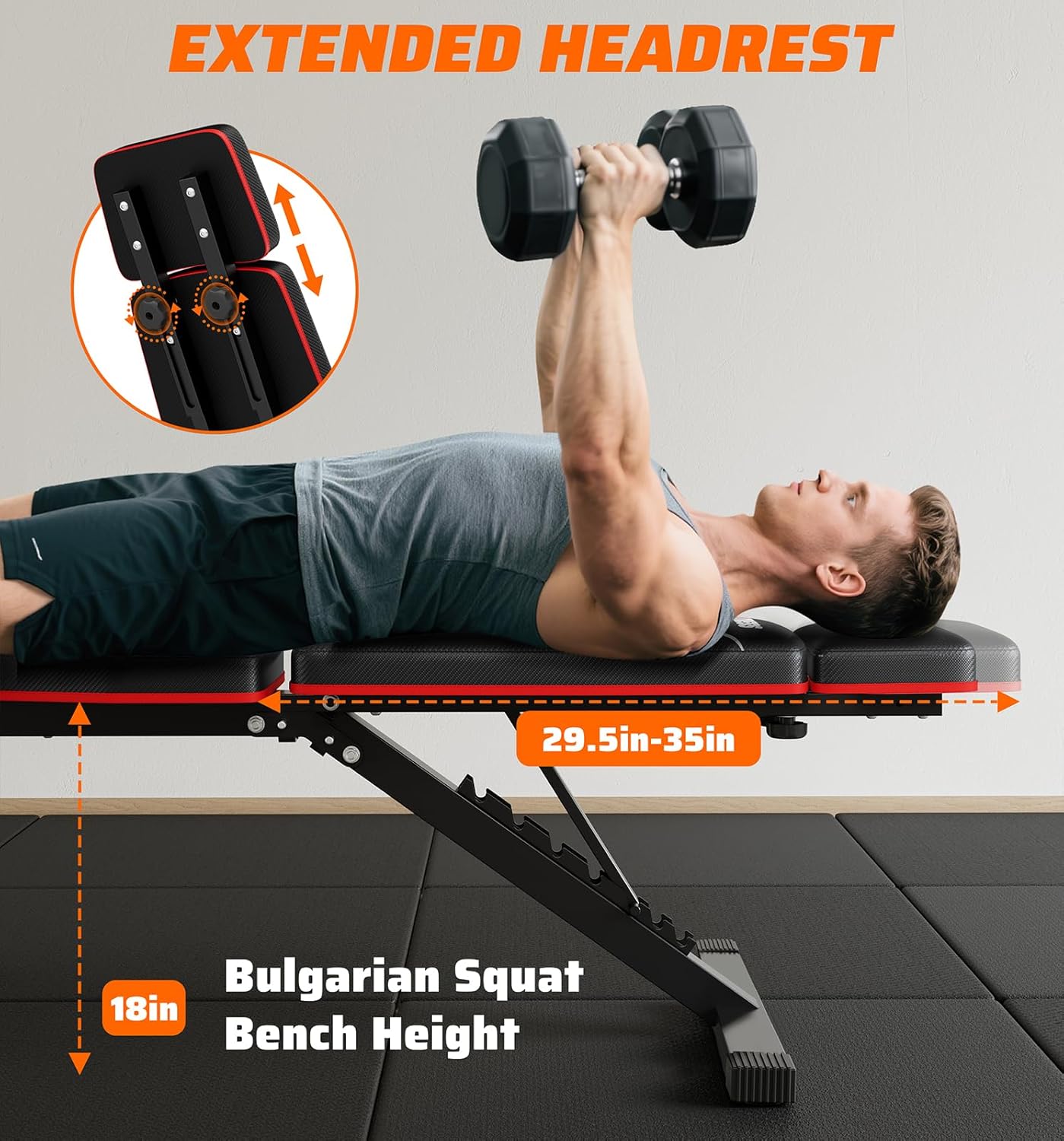 Panca per Pesi Pieghevole per  - Home Gym Weight recensione e prezzo